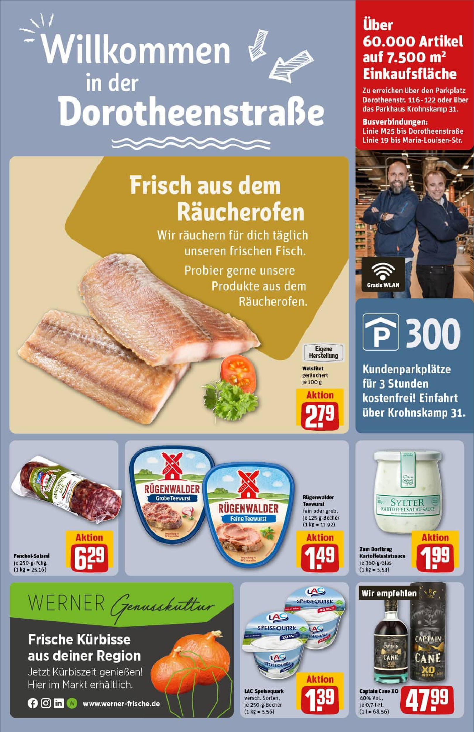 REWE Prospekt ab 21.09.2025 zum Blättern » Angebote | Seite: 35 | Produkte: Quark, Rum, Salami, Speisequark REWE Prospekt ab 21.09.2025 zum Blättern » Angebote | Seite: 35 | Produkte: Quark, Rum, Salami, Speisequark