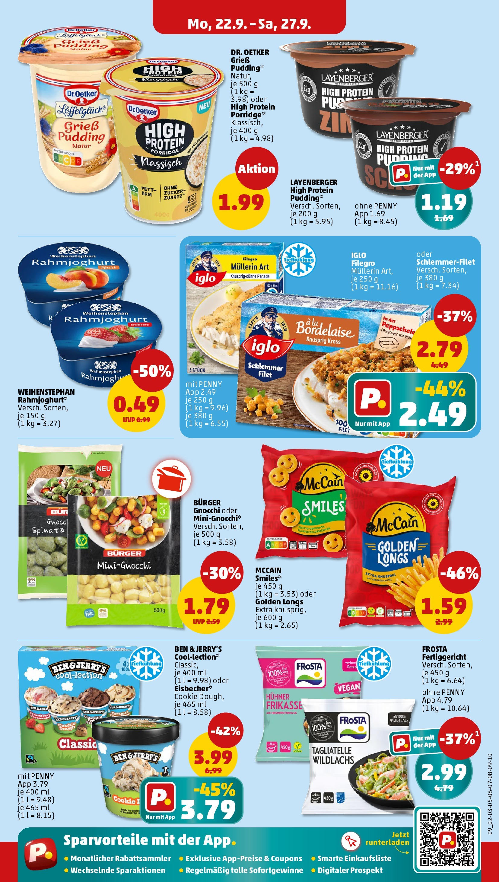 Penny Prospekt ab 21.09.2025 » Angebote Online | Seite: 9 | Produkte: Iglo, McCain, Pudding, Zucker Penny Prospekt ab 21.09.2025 » Angebote Online | Seite: 9 | Produkte: Iglo, McCain, Pudding, Zucker