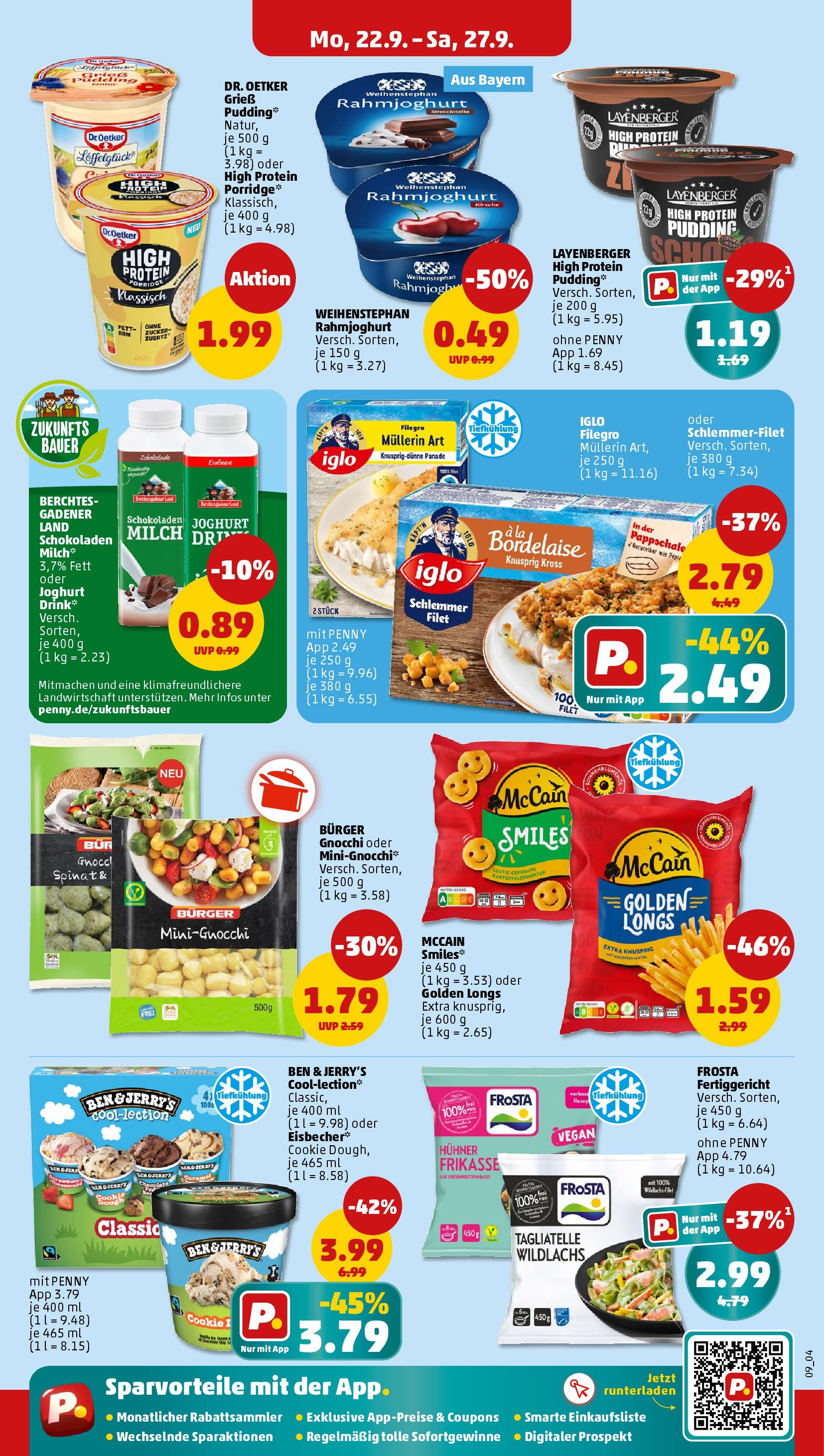 Penny Prospekt ab 21.09.2025 » Angebote Online | Seite: 9 | Produkte: Milch, Joghurt, McCain, Frosta Penny Prospekt ab 21.09.2025 » Angebote Online | Seite: 9 | Produkte: Milch, Joghurt, McCain, Frosta