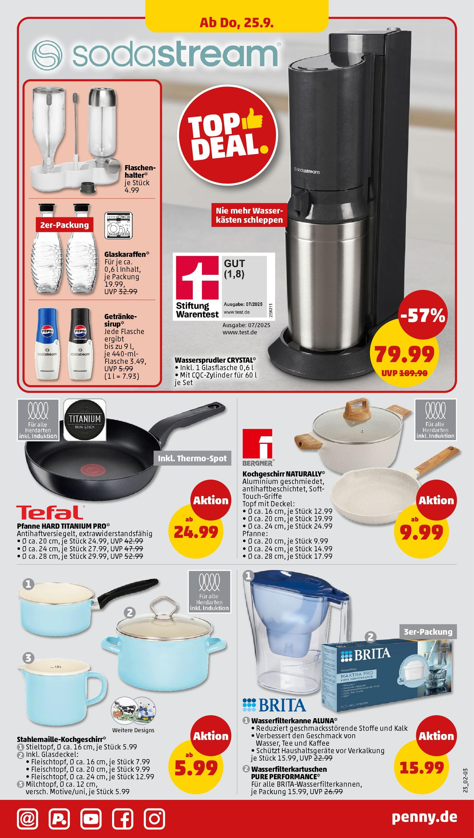 Penny Prospekt ab 21.09.2025 » Angebote Online | Seite: 23 | Produkte: Kaffee, Pepsi, Tee, Sodastream Penny Prospekt ab 21.09.2025 » Angebote Online | Seite: 23 | Produkte: Kaffee, Pepsi, Tee, Sodastream