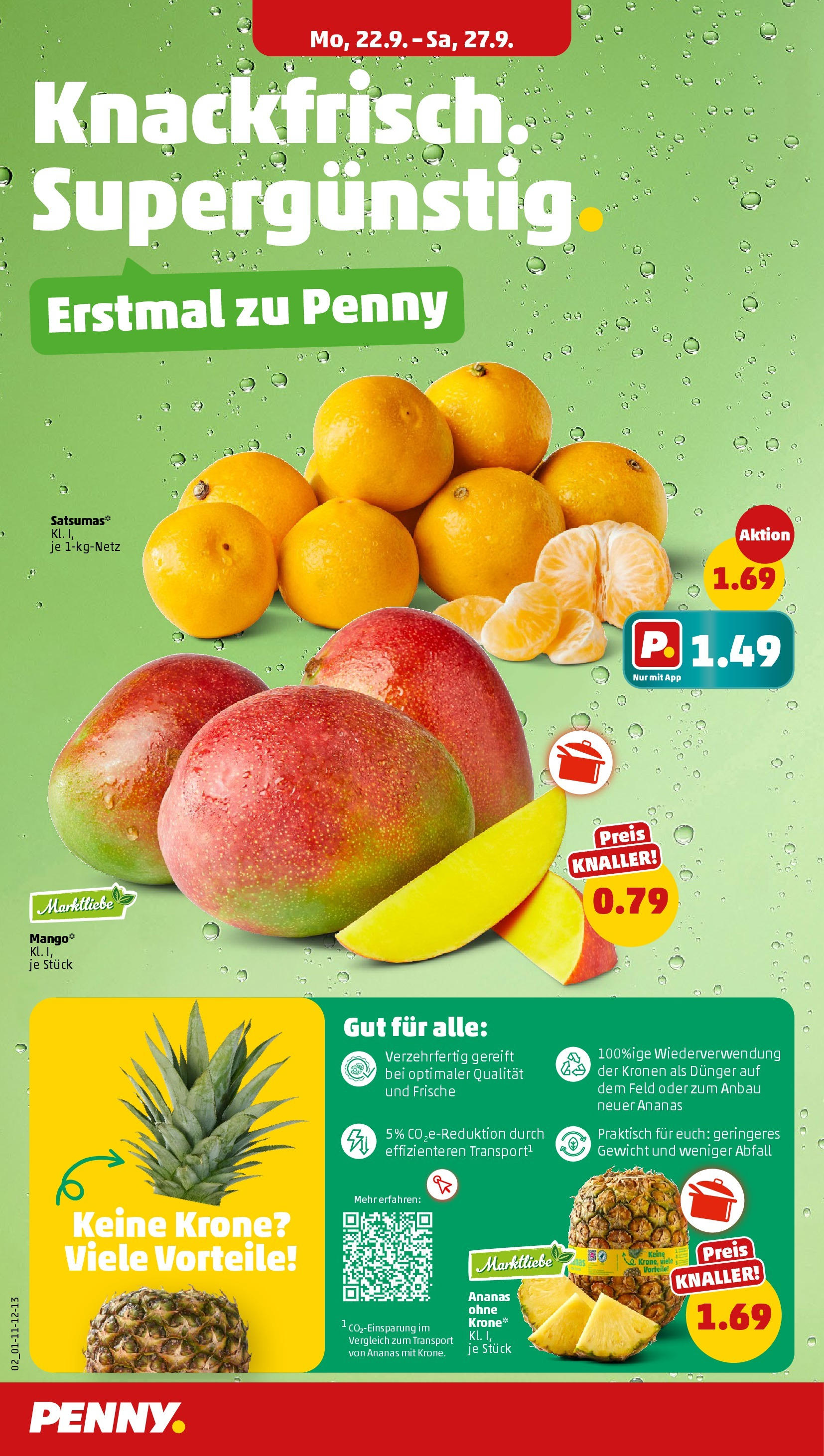 Penny Prospekt ab 21.09.2025 » Angebote Online | Seite: 2 | Produkte: Gewicht, Ananas, Mango Penny Prospekt ab 21.09.2025 » Angebote Online | Seite: 2 | Produkte: Gewicht, Ananas, Mango