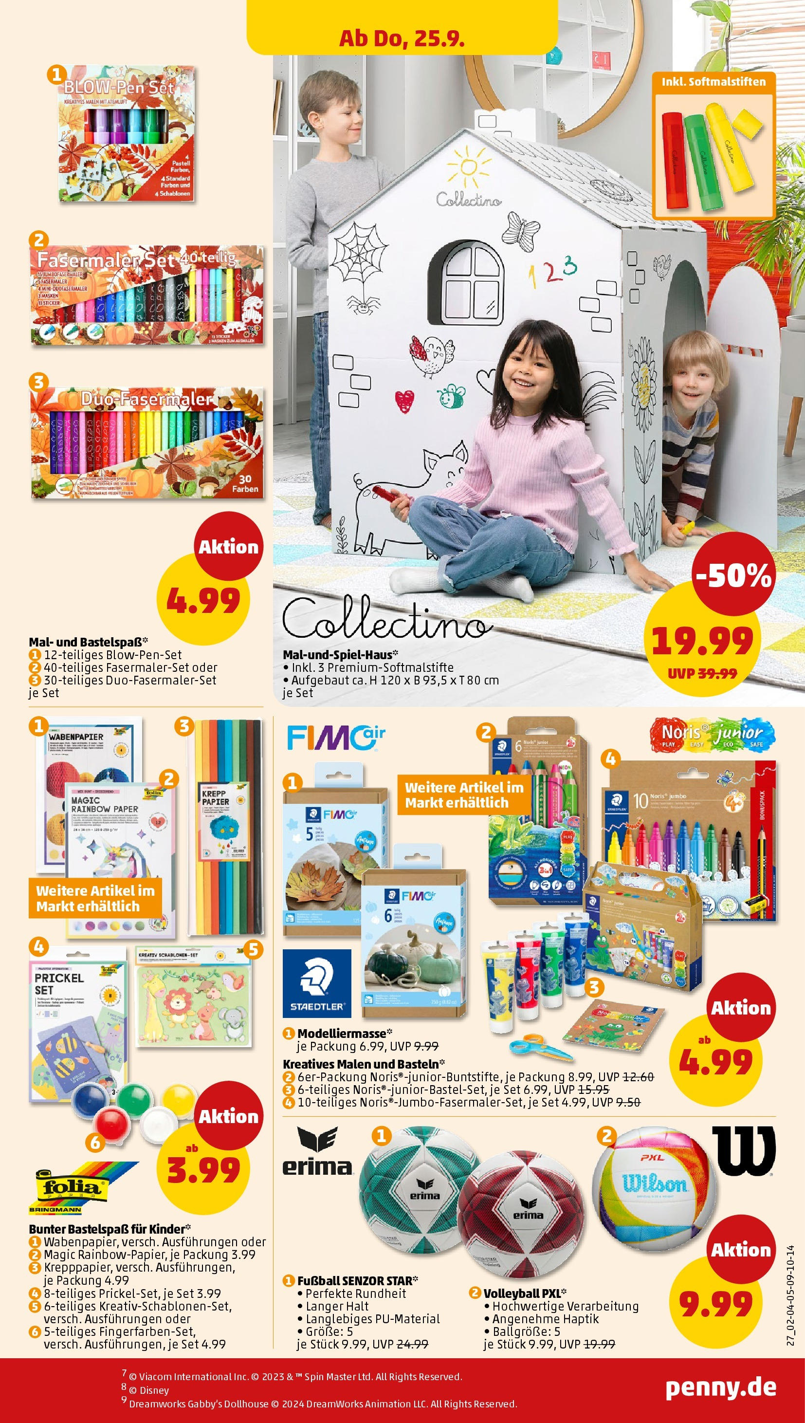 Penny Prospekt ab 21.09.2025 » Angebote Online | Seite: 27 | Produkte: Fußball, Volleyball Penny Prospekt ab 21.09.2025 » Angebote Online | Seite: 27 | Produkte: Fußball, Volleyball