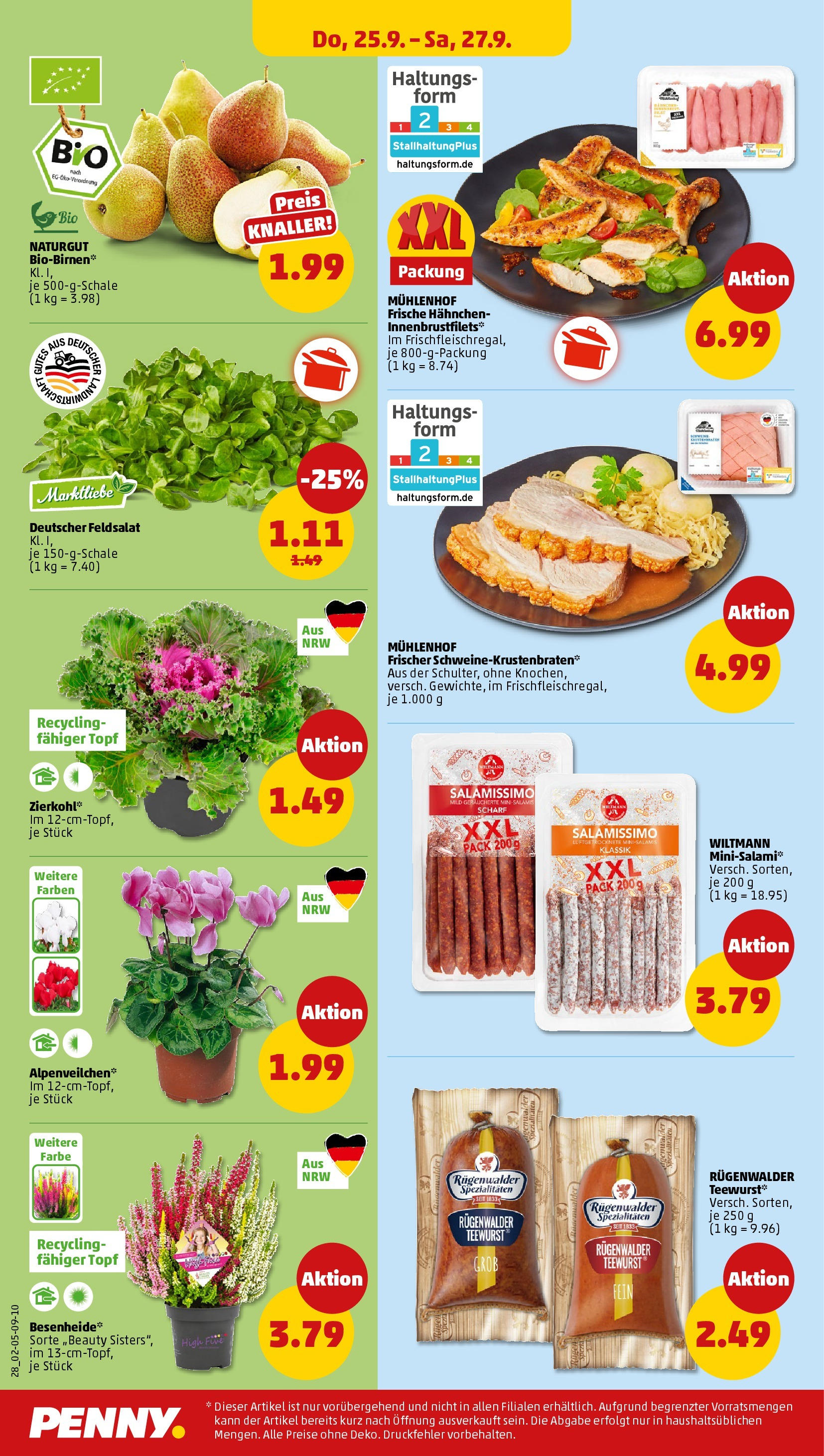 Penny Prospekt ab 21.09.2025 » Angebote Online | Seite: 28 | Produkte: Hahnchen Penny Prospekt ab 21.09.2025 » Angebote Online | Seite: 28 | Produkte: Hahnchen
