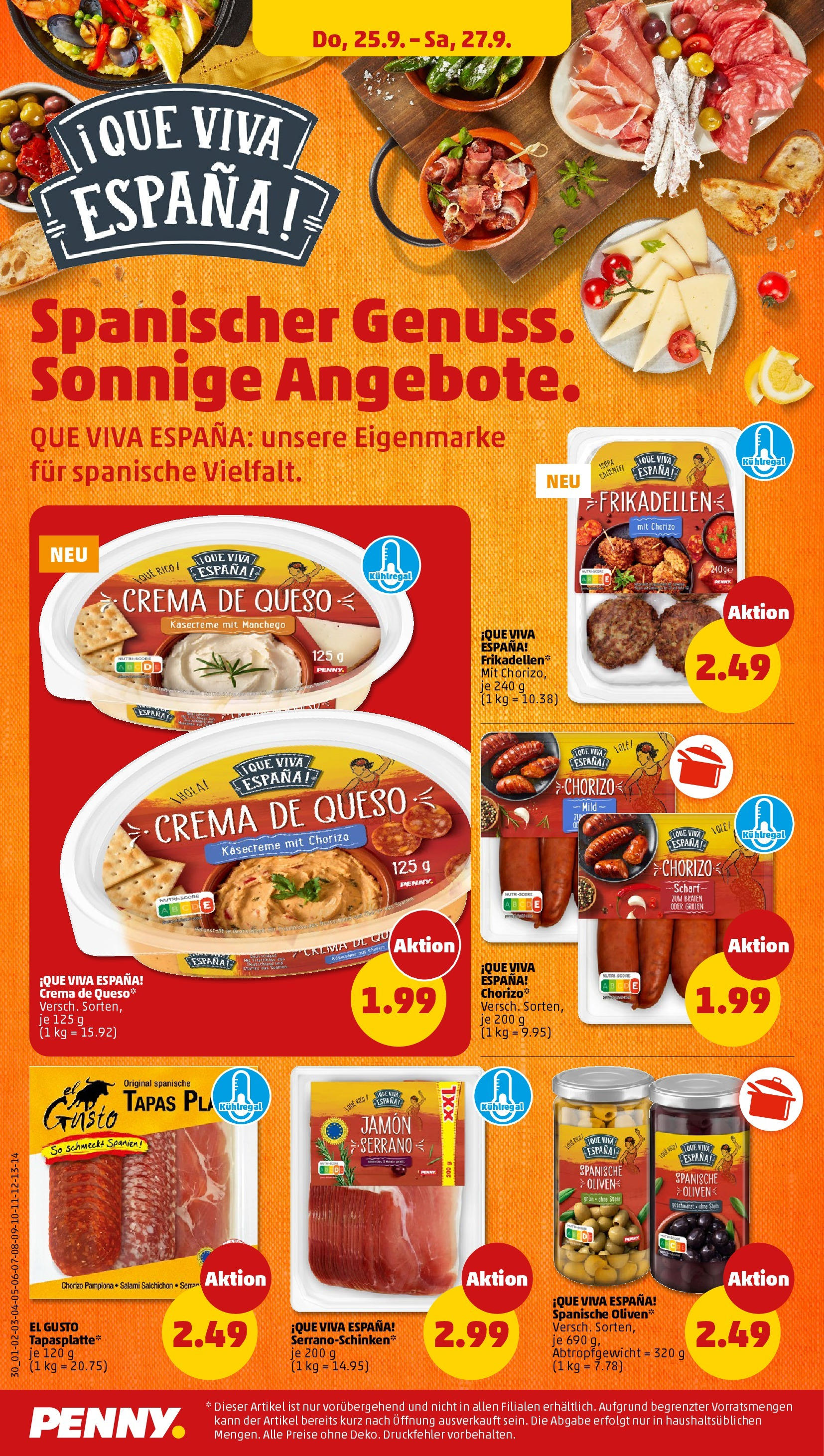Penny Prospekt ab 21.09.2025 » Angebote Online | Seite: 30 | Produkte: Salami Penny Prospekt ab 21.09.2025 » Angebote Online | Seite: 30 | Produkte: Salami