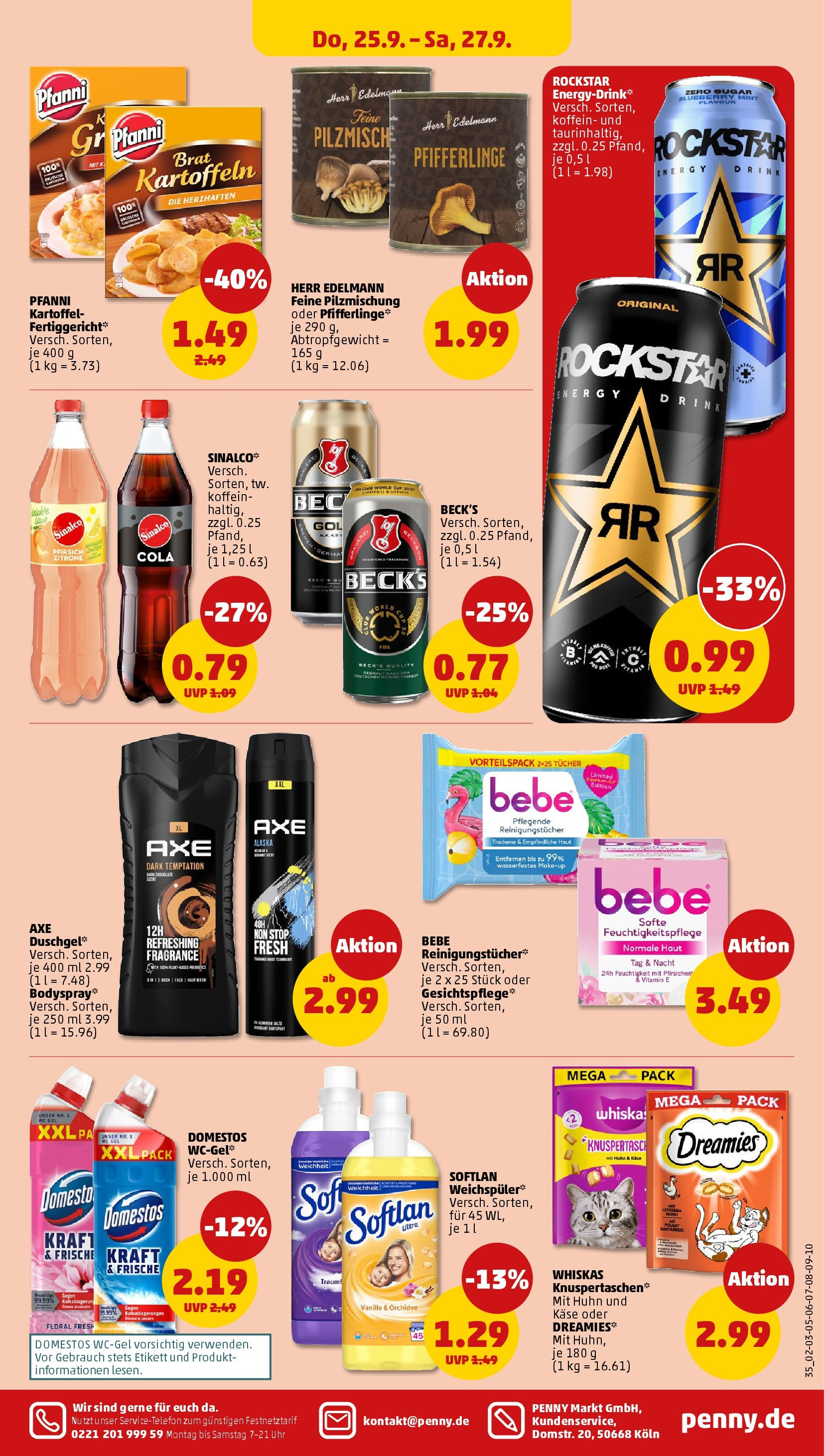 Penny Prospekt ab 21.09.2025 » Angebote Online | Seite: 35 | Produkte: Käse, Rockstar, Kartoffeln, Uhr Penny Prospekt ab 21.09.2025 » Angebote Online | Seite: 35 | Produkte: Käse, Rockstar, Kartoffeln, Uhr