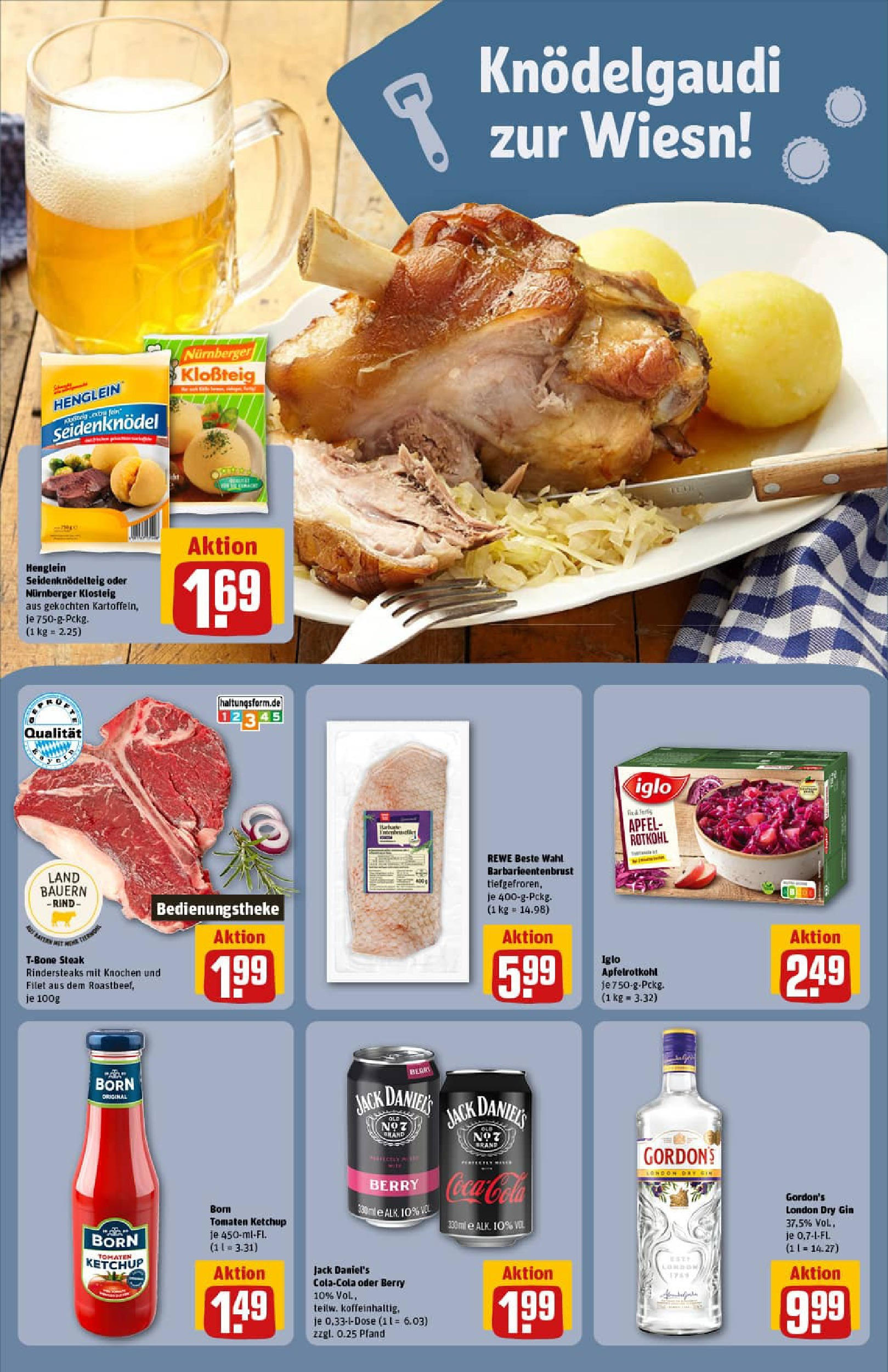 REWE Prospekt ab 21.09.2025 zum Blättern » Angebote | Seite: 45 | Produkte: Cola, Rotkohl, Jack Daniel's, Steak REWE Prospekt ab 21.09.2025 zum Blättern » Angebote | Seite: 45 | Produkte: Cola, Rotkohl, Jack Daniel's, Steak