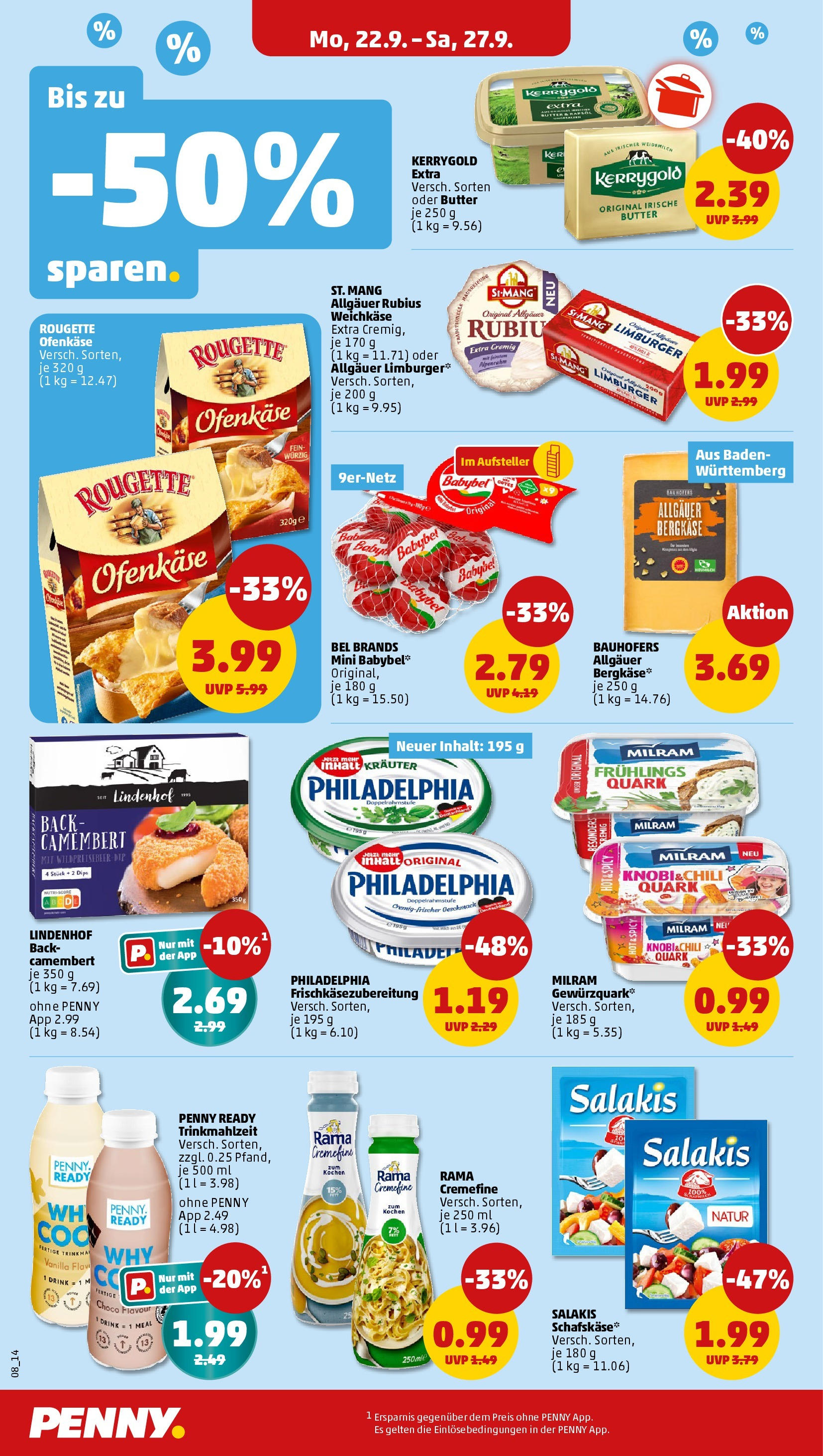 Penny Prospekt ab 21.09.2025 » Angebote Online | Seite: 8 | Produkte: Rama, Quark, Milram, Chili