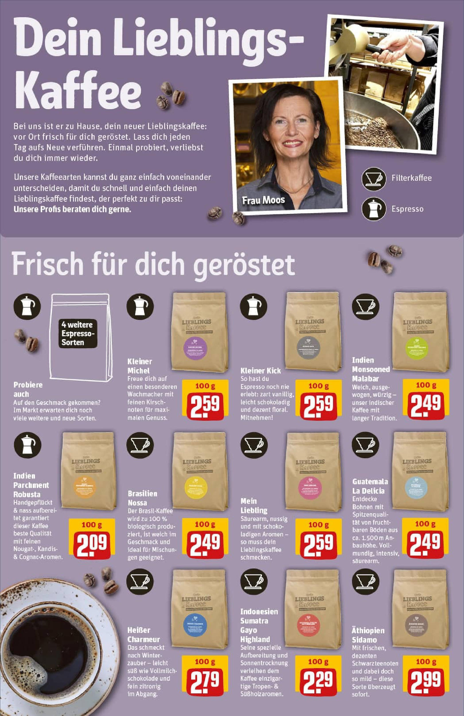 REWE Prospekt ab 21.09.2025 zum Blättern » Angebote | Seite: 17 | Produkte: Kaffee, Schokolade REWE Prospekt ab 21.09.2025 zum Blättern » Angebote | Seite: 17 | Produkte: Kaffee, Schokolade