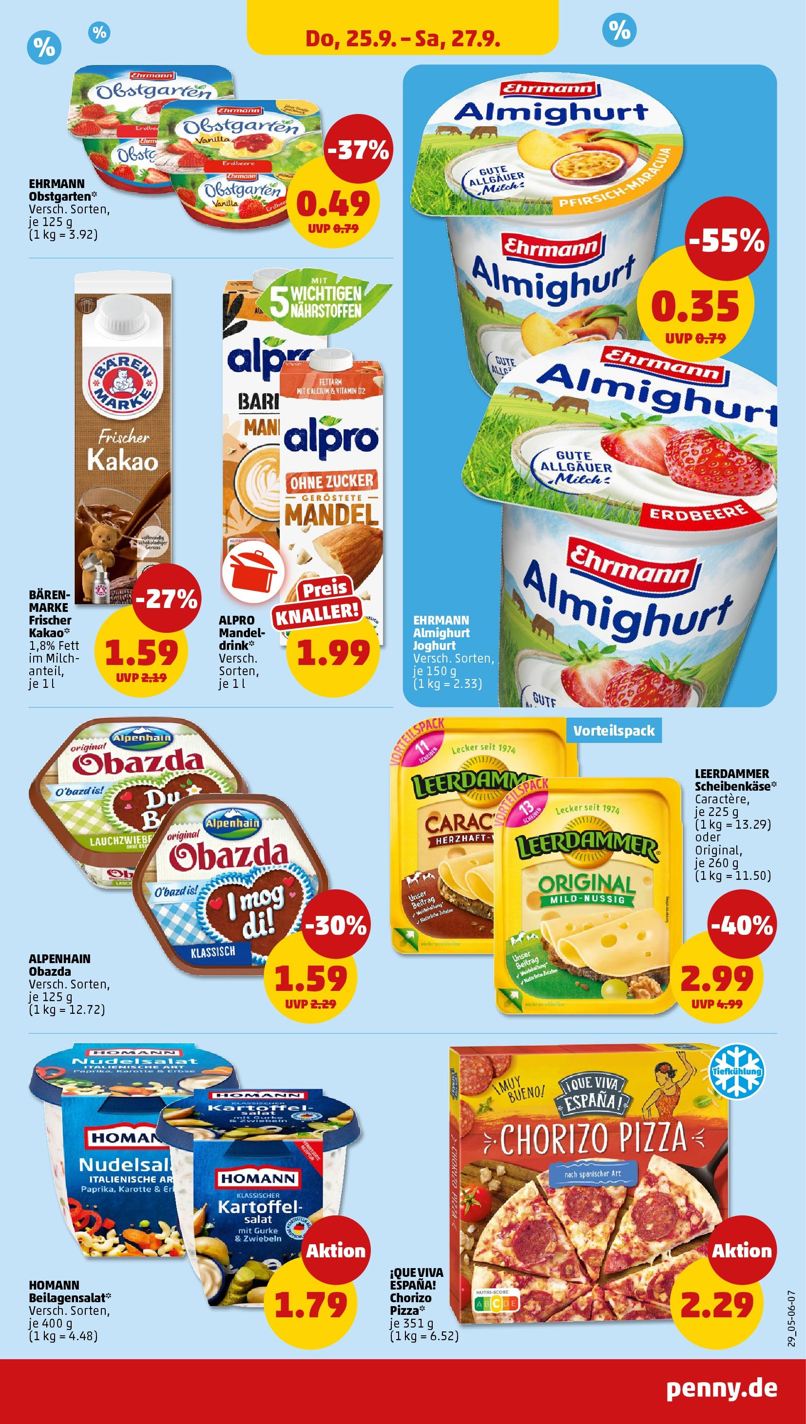 Penny Prospekt ab 21.09.2025 » Angebote Online | Seite: 29 | Produkte: Milch, Pizza, Karotte, Salat Penny Prospekt ab 21.09.2025 » Angebote Online | Seite: 29 | Produkte: Milch, Pizza, Karotte, Salat