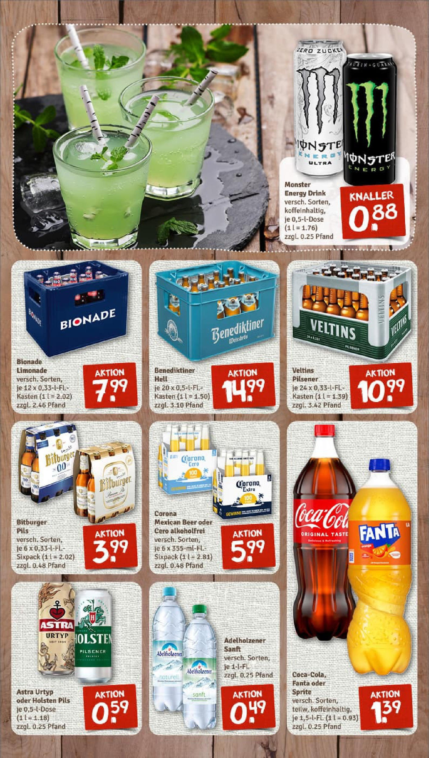 REWE Prospekt ab 21.09.2025 zum Blättern » Angebote | Seite: 11 | Produkte: Energy, Bionade, Monster, Zucker REWE Prospekt ab 21.09.2025 zum Blättern » Angebote | Seite: 11 | Produkte: Energy, Bionade, Monster, Zucker