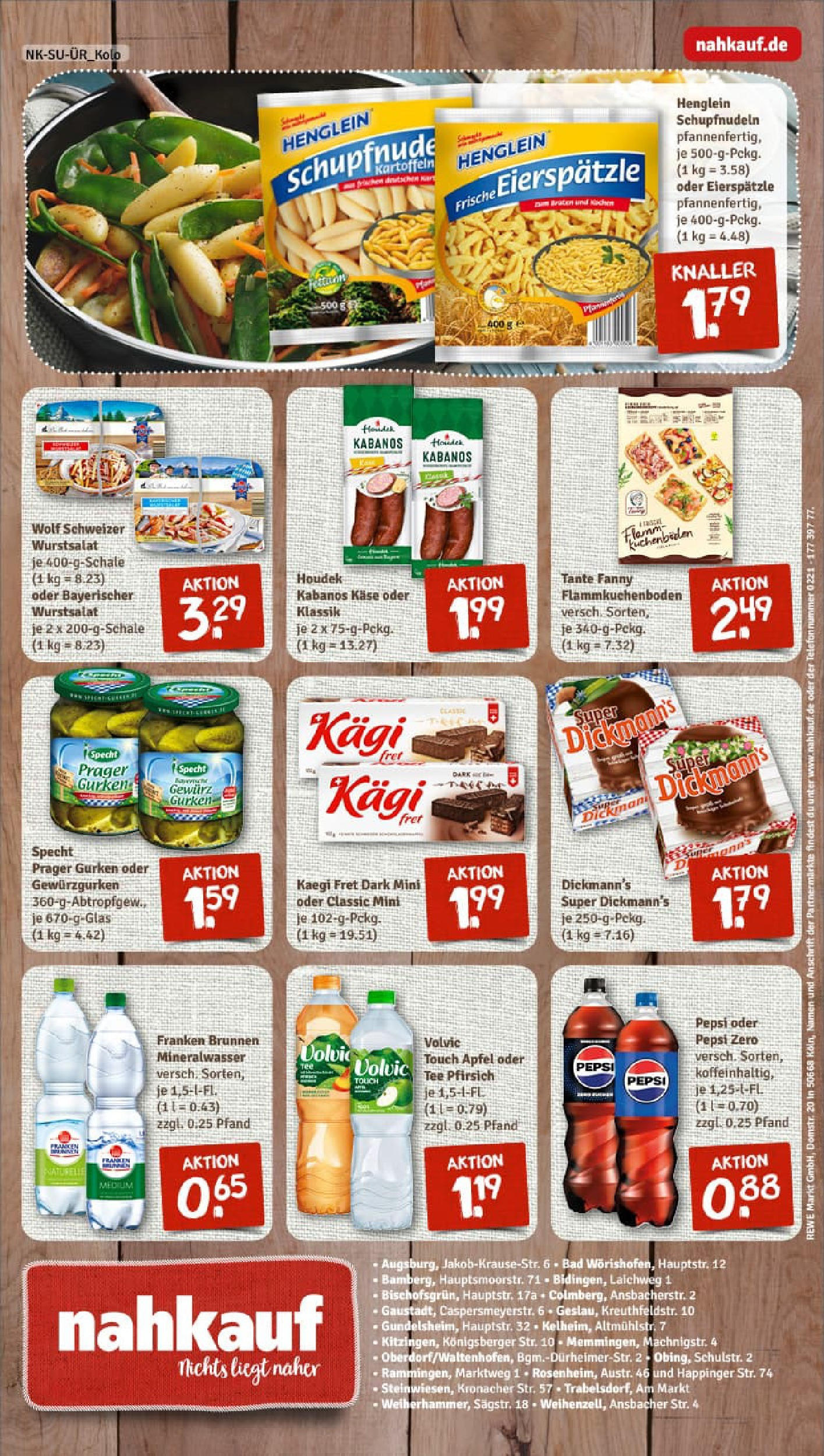 REWE Prospekt ab 21.09.2025 zum Blättern » Angebote | Seite: 8 | Produkte: Käse, Volvic touch, Pfirsich, Pepsi