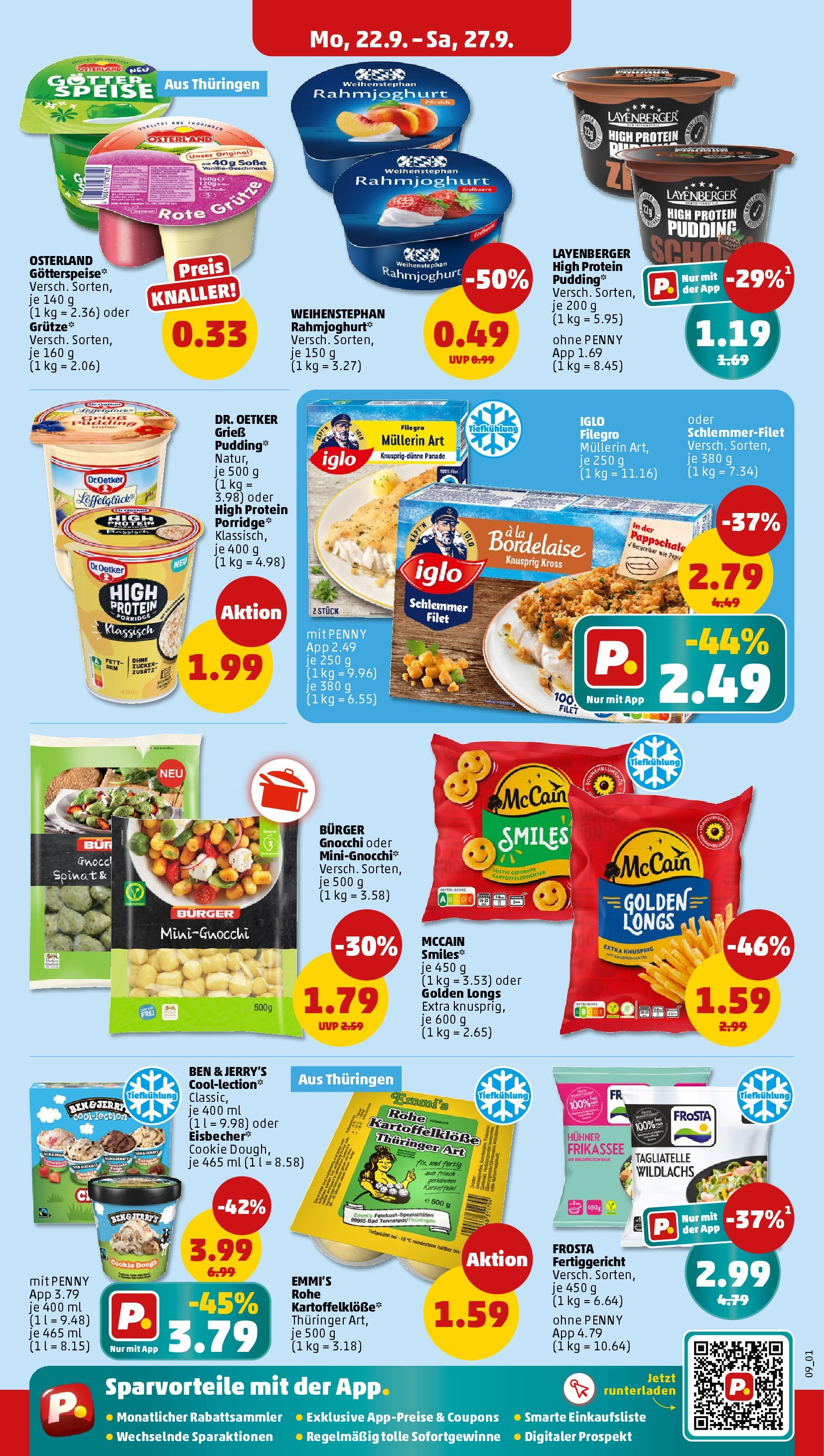 Penny Prospekt ab 21.09.2025 » Angebote Online | Seite: 9 | Produkte: High protein pudding, Burger, Pudding, Kartoffeln Penny Prospekt ab 21.09.2025 » Angebote Online | Seite: 9 | Produkte: High protein pudding, Burger, Pudding, Kartoffeln