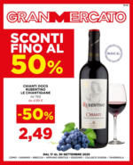 Granmercato Sconti fino al 50% - al 30.09.2025
