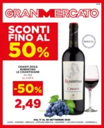 Granmercato Sconti fino al 50% - al 30.09.2025