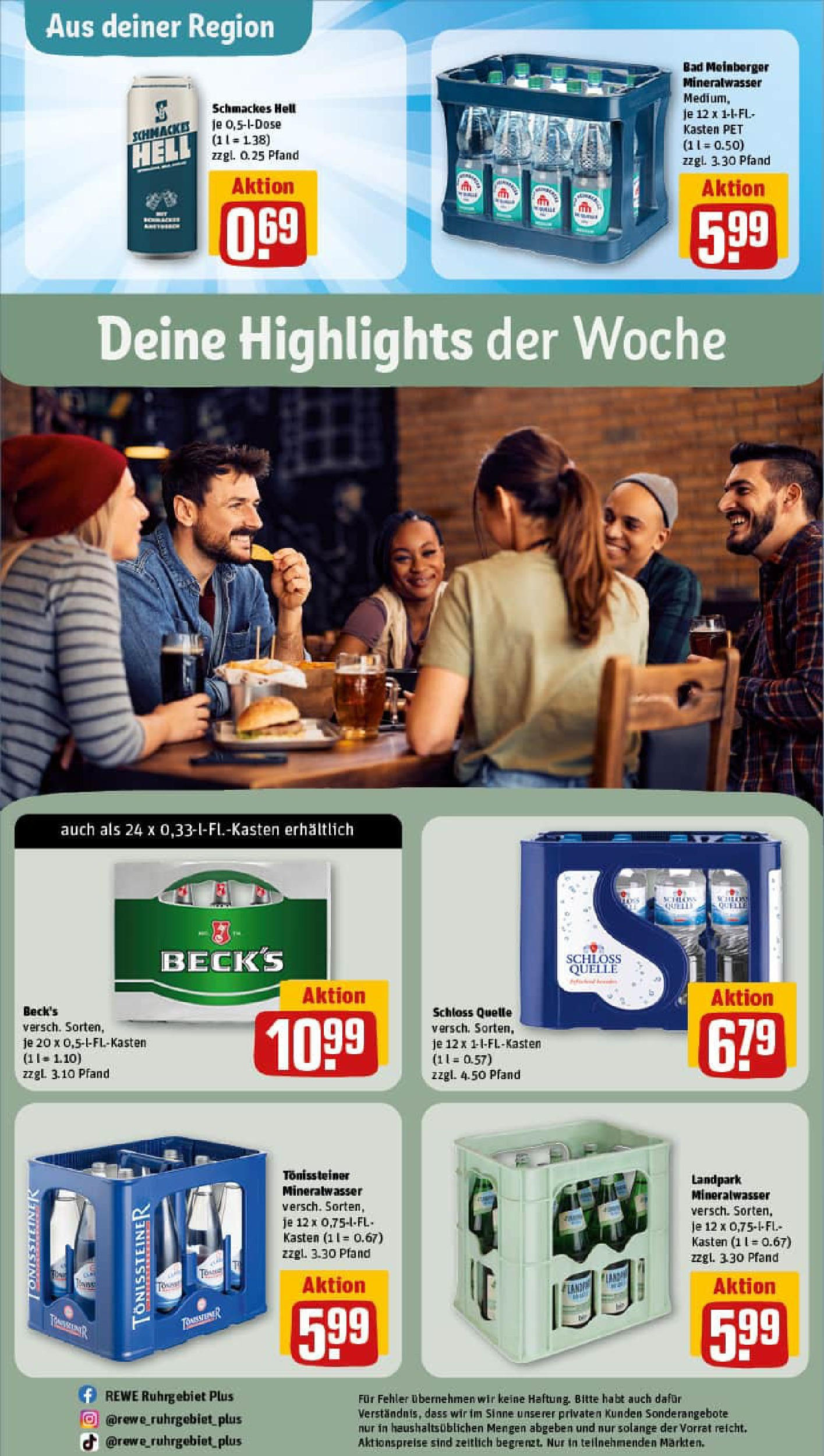 REWE Prospekt ab 21.09.2025 zum Blättern » Angebote | Seite: 31 | Produkte: Bad, Mineralwasser