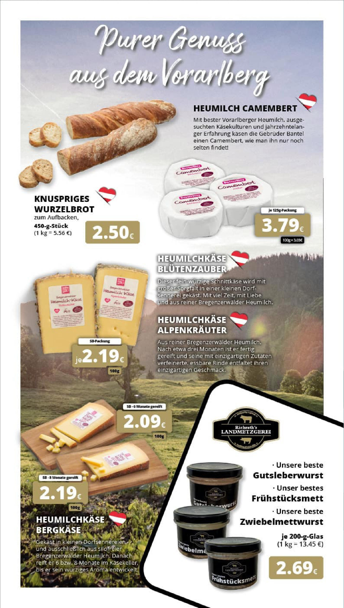 REWE Prospekt ab 21.09.2025 zum Blättern » Angebote | Seite: 2 | Produkte: Käse REWE Prospekt ab 21.09.2025 zum Blättern » Angebote | Seite: 2 | Produkte: Käse