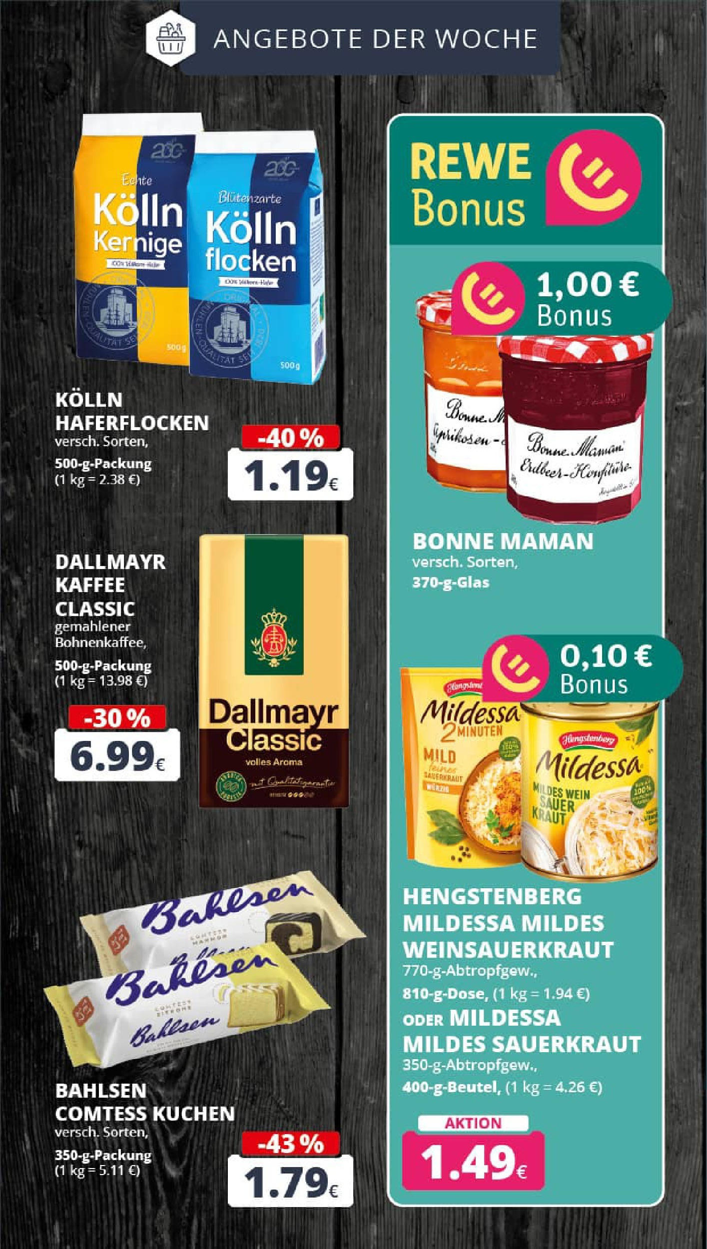 REWE Prospekt ab 21.09.2025 zum Blättern » Angebote | Seite: 6 | Produkte: Kolln haferflocken, Kolln, Kaffee, Kuchen REWE Prospekt ab 21.09.2025 zum Blättern » Angebote | Seite: 6 | Produkte: Kolln haferflocken, Kolln, Kaffee, Kuchen
