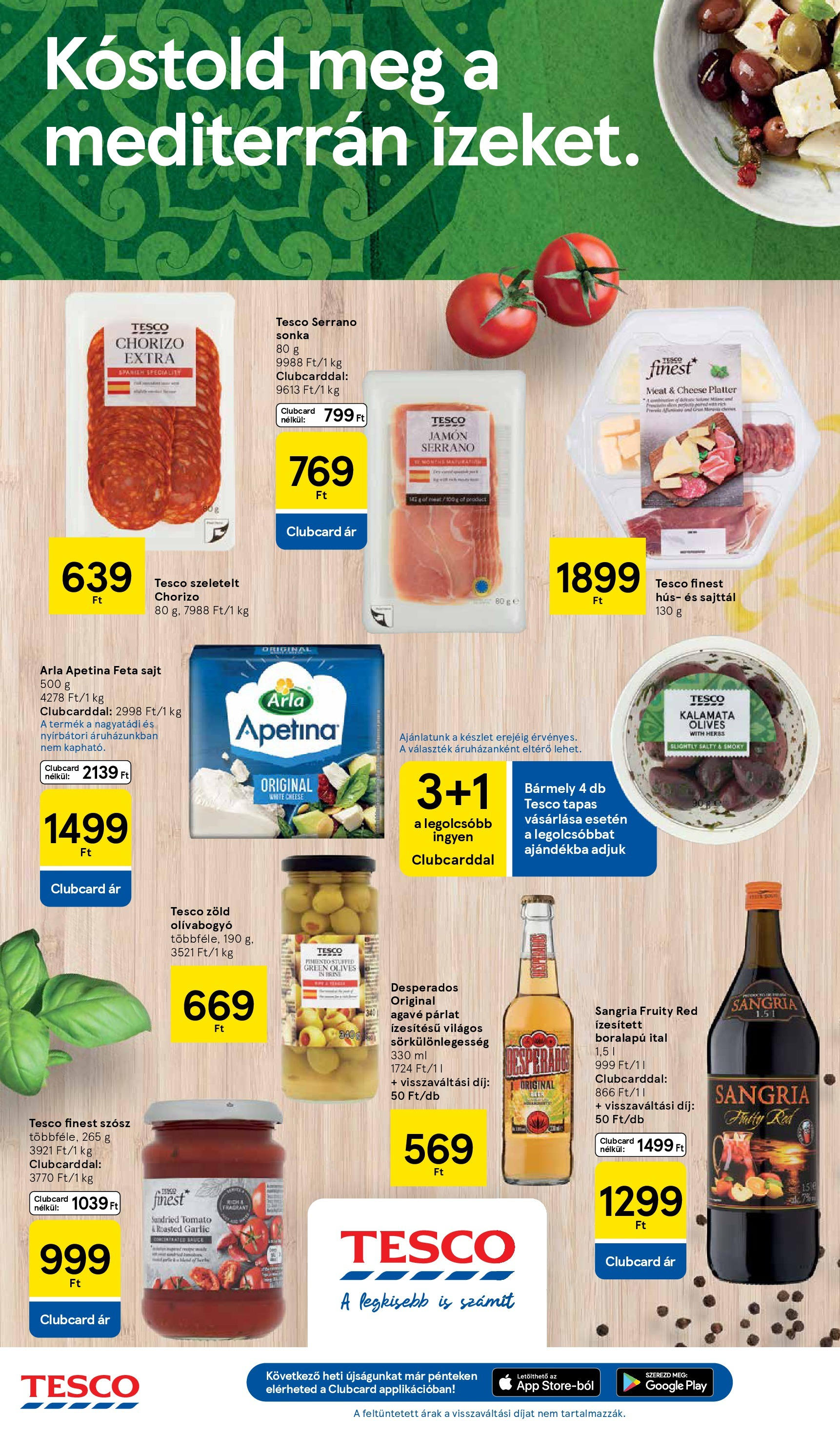 Tesco - Tesco újság érvényessége 2025.09.24-ig - 2025.09.17.-tól - online | Oldal: 10 | Termékek: Sangria, Sonka, Chorizo, Szósz
