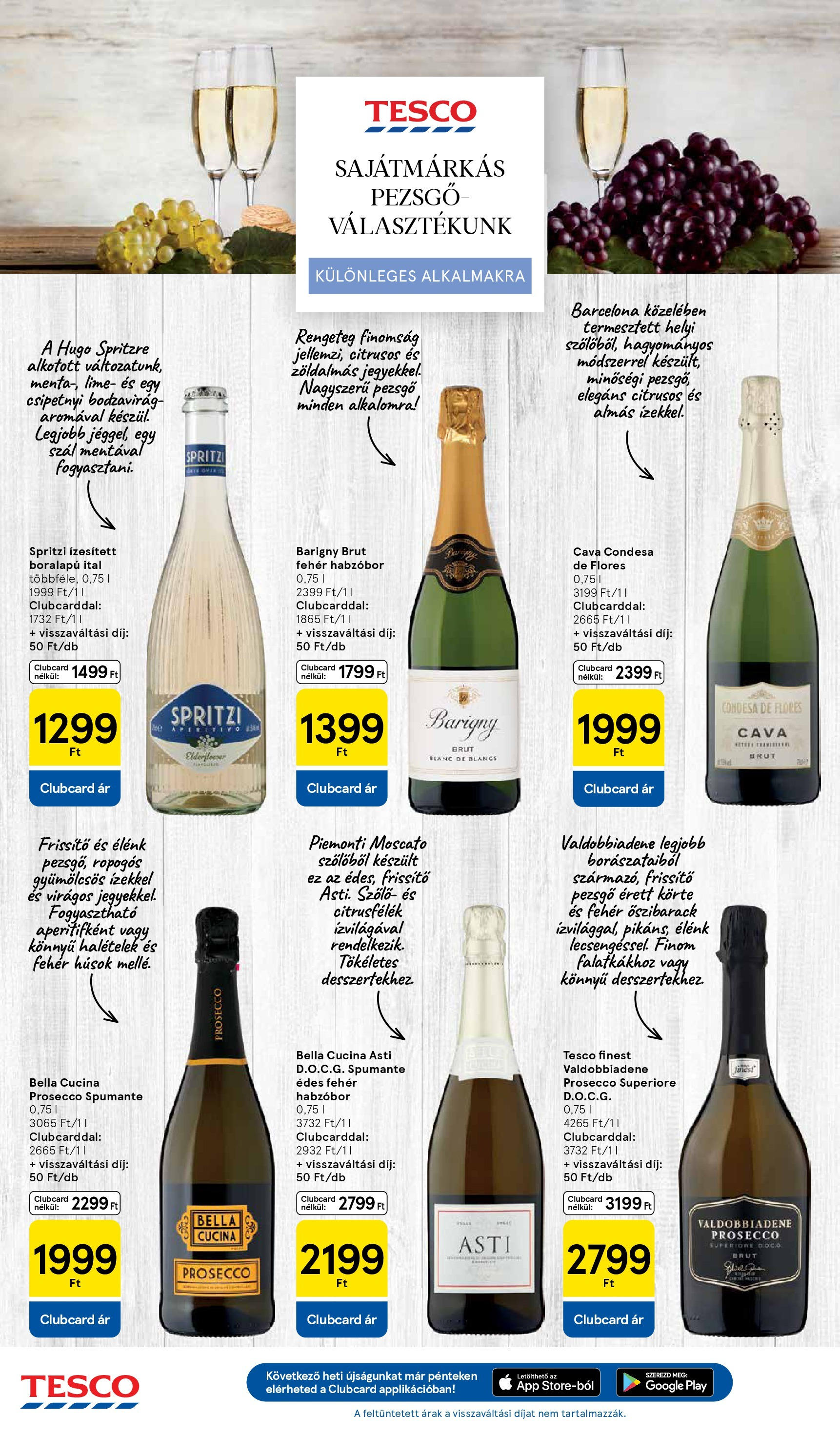 Tesco - Tesco újság érvényessége 2025.09.24-ig - 2025.09.17.-tól - online | Oldal: 24 | Termékek: Őszibarack, Szőlő, Körte, Pezsgő