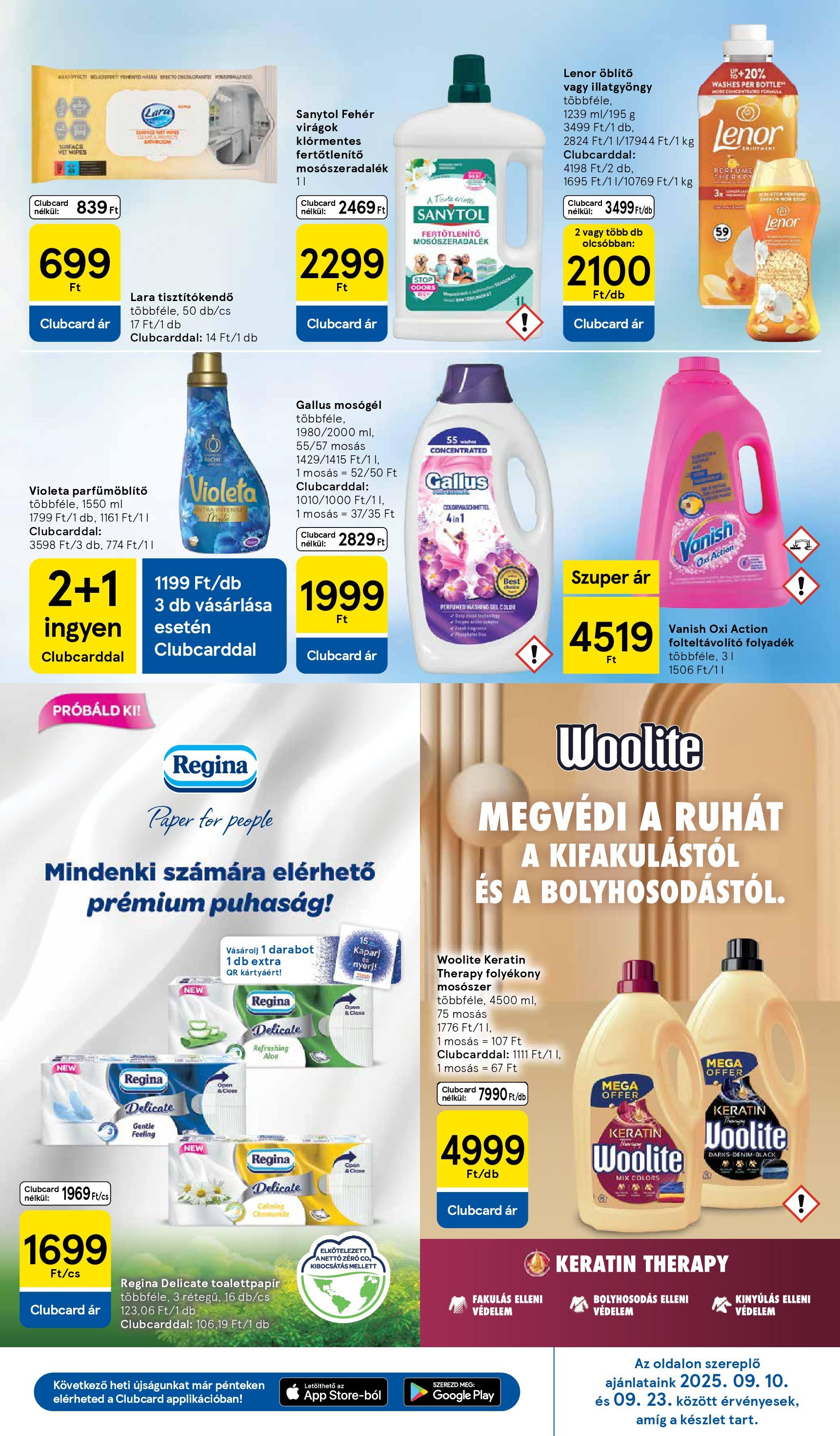 Tesco - Tesco újság érvényessége 2025.09.24-ig - 2025.09.17.-tól - online | Oldal: 27 | Termékek: Virágok, Mosógél, Folteltávolító, Tisztítókendő