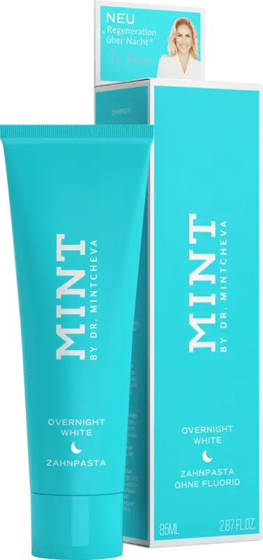 MINT BY DR. MINTCHEVA Zahnpasta Overnight White fluoridfrei