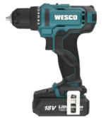 PRAKTIS Акумулаторен винтоверт Wesco WS2388 / 18V/2Ah 30Nm + батерия и зарядно