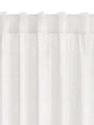 JYSK Завеса UNNEN 1x140x300 бяла, ленен вид