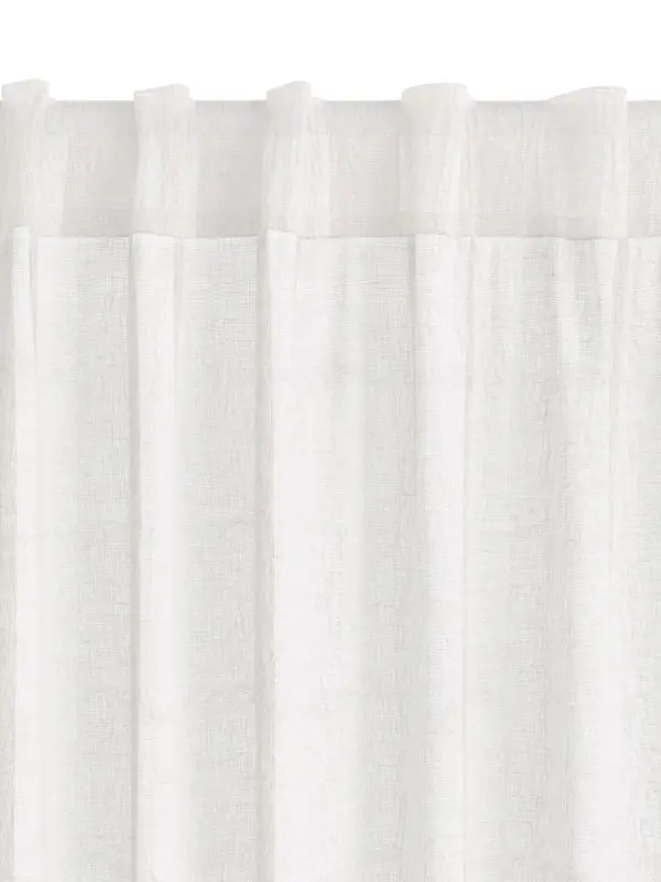 JYSK Завеса UNNEN 1x140x300 бяла, ленен вид