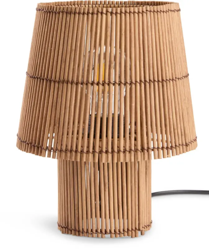 JYSK Настолна лампа HANNIBAL Ø19xВ25 см бамбук