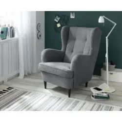 Елегантен фотьойл, цвят антрацит