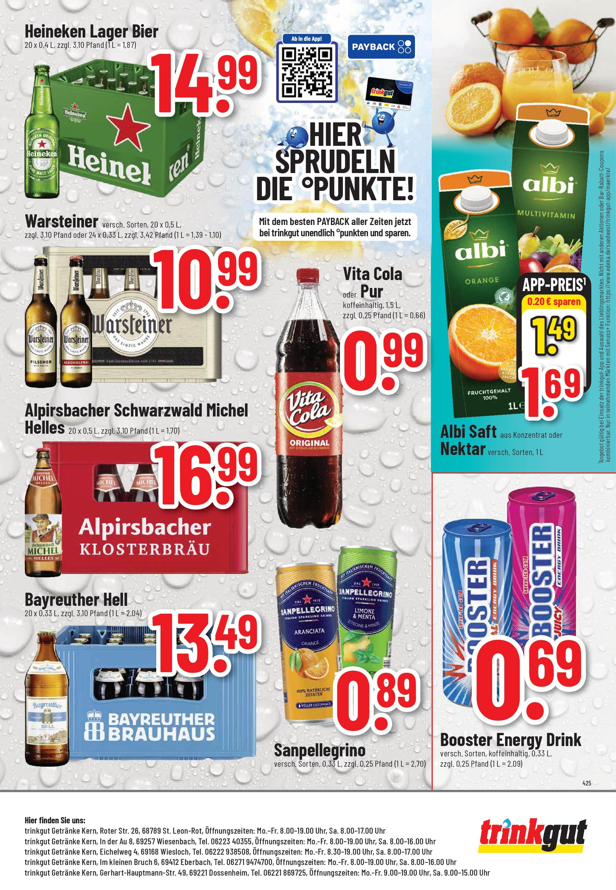 Trinkgut - trinkgut: Wochenangebote (ab 21.09.2025) » Angebote ab Montag | Seite: 8 | Produkte: Cola, Bier, Heineken, Zitrone Trinkgut - trinkgut: Wochenangebote (ab 21.09.2025) » Angebote online | Seite: 8 | Produkte: Cola, Bier, Heineken, Zitrone