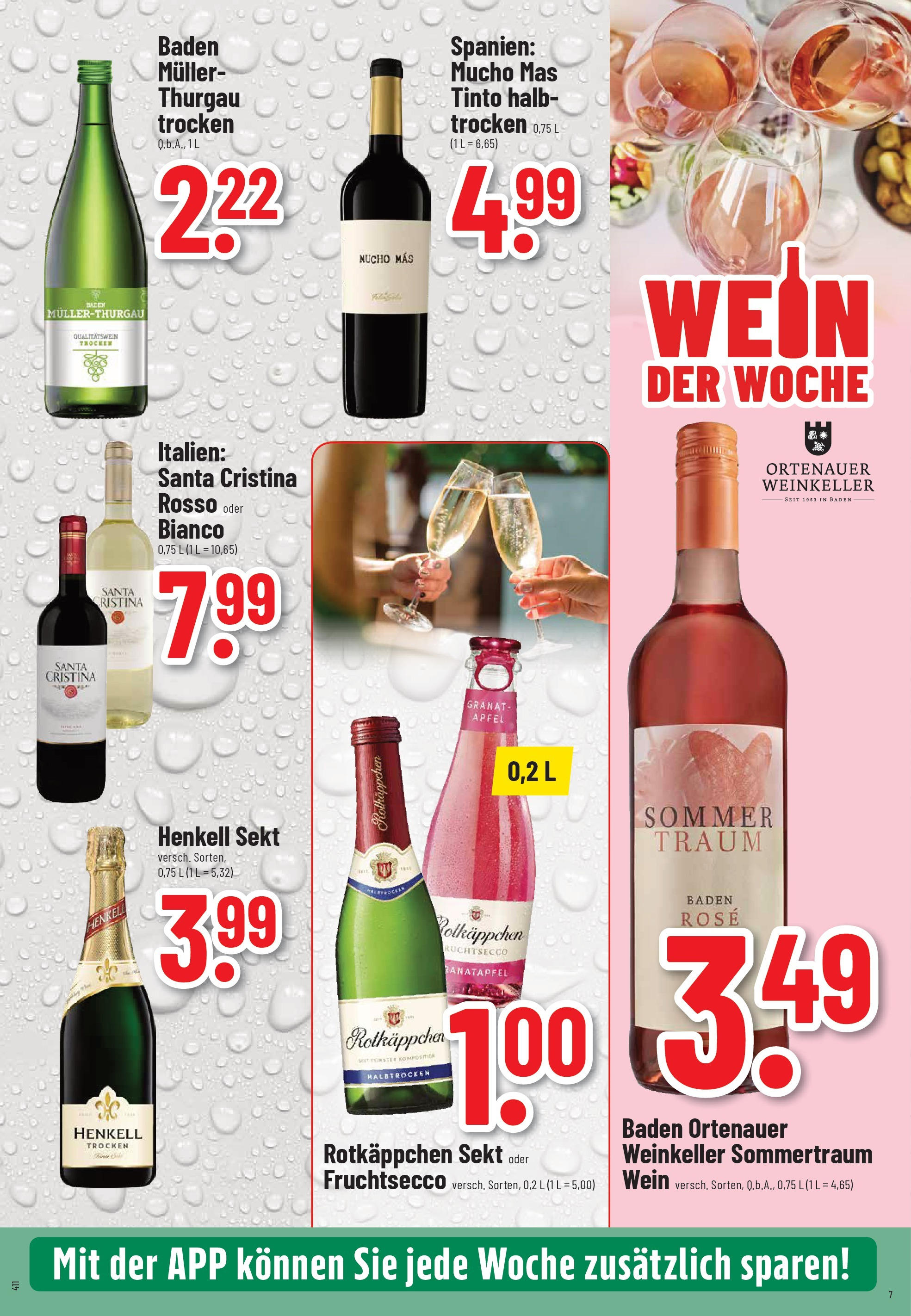 Trinkgut - trinkgut: Wochenangebote (ab 21.09.2025) » Angebote online | Seite: 7 | Produkte: Rotkappchen sekt, Sekt, Äpfel, Fruchtsecco