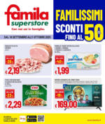 Famila Superstore Familissimi Sconti fino al 50% - al 01.10.2025