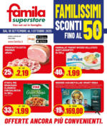 Famila Superstore Familissimi Sconti fino al 50% - al 01.10.2025