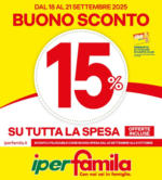 Iperfamila BUONO SPESA 15% - al 21.09.2025