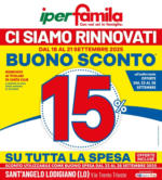 Iperfamila BUONO SCONTO 15% - al 21.09.2025