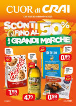 Crai Sconti fino al 50% sulle grandi marche - al 01.10.2025