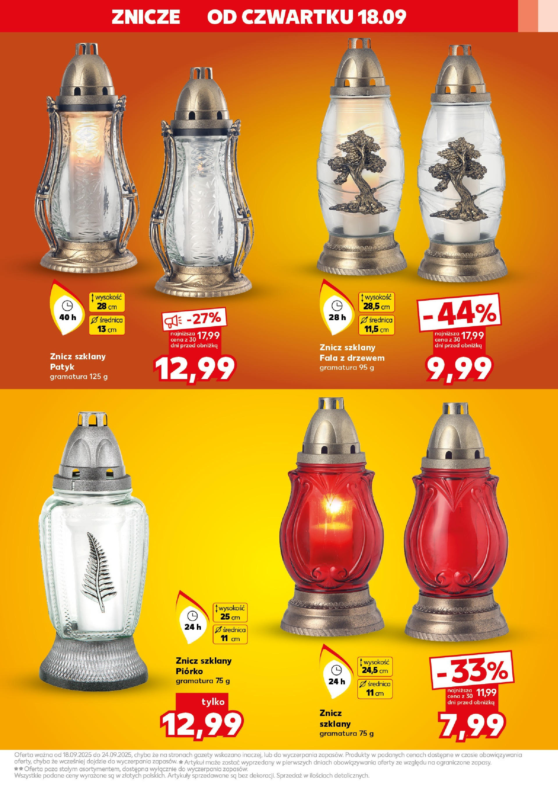 Kaufland gazetka - Znicze (18.09.2025) - od jutra | Strona: 5 | Produkty: Znicze Kaufland gazetka - Znicze od 18.09.2025 - od jutra PDF | Strona: 5 | Produkty: Znicze