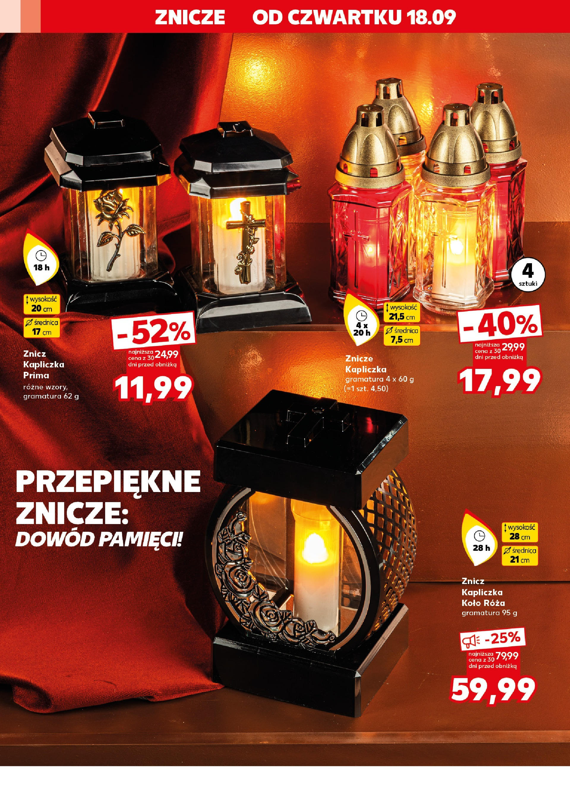 Kaufland gazetka - Znicze (18.09.2025) - od jutra | Strona: 6 | Produkty: Znicz kapliczka, Znicze Kaufland gazetka - Znicze od 18.09.2025 - od jutra PDF | Strona: 6 | Produkty: Znicz kapliczka, Znicze