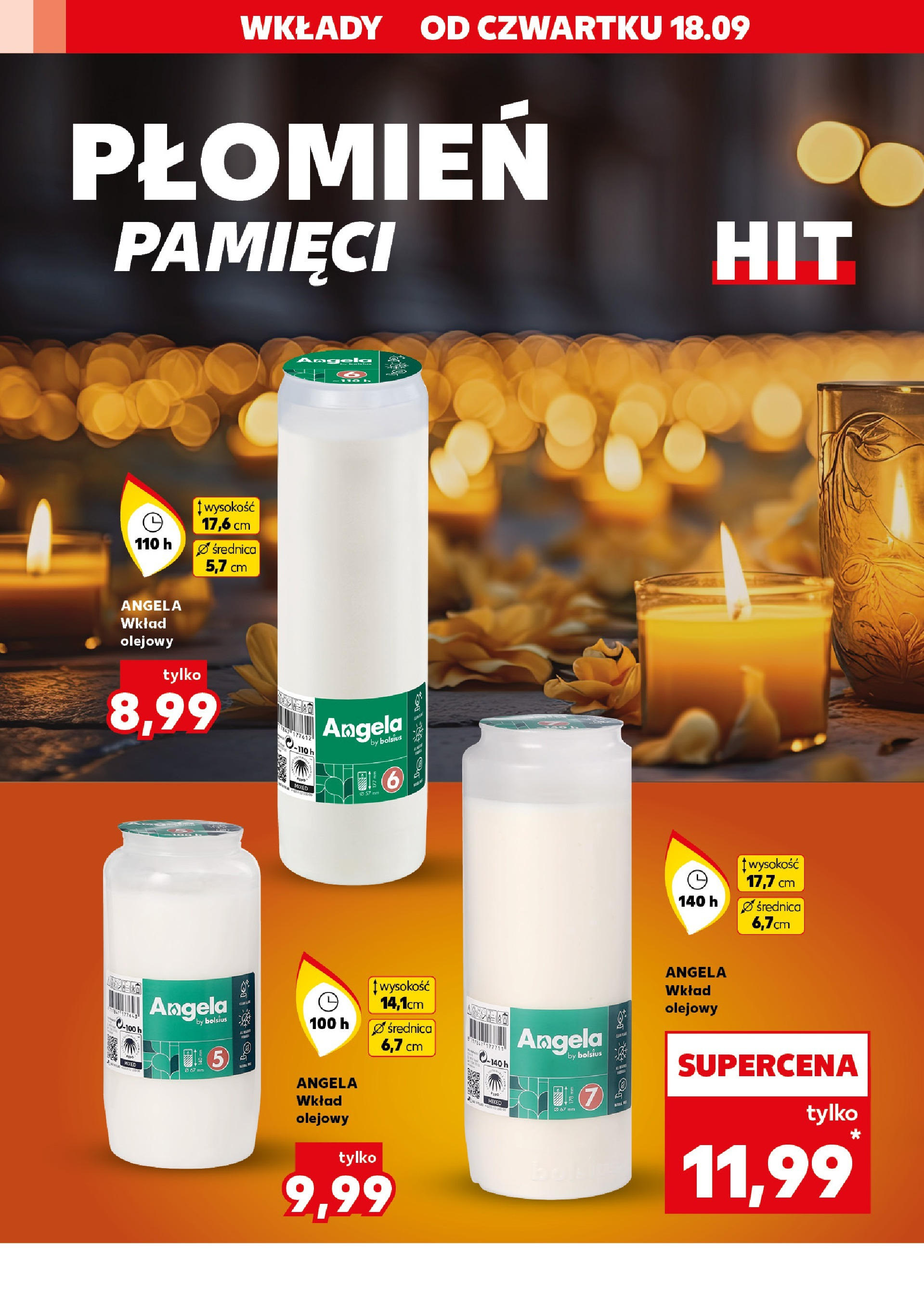 Kaufland gazetka - Znicze (18.09.2025) - od jutra | Strona: 10 Kaufland gazetka - Znicze od 18.09.2025 - od jutra PDF | Strona: 10