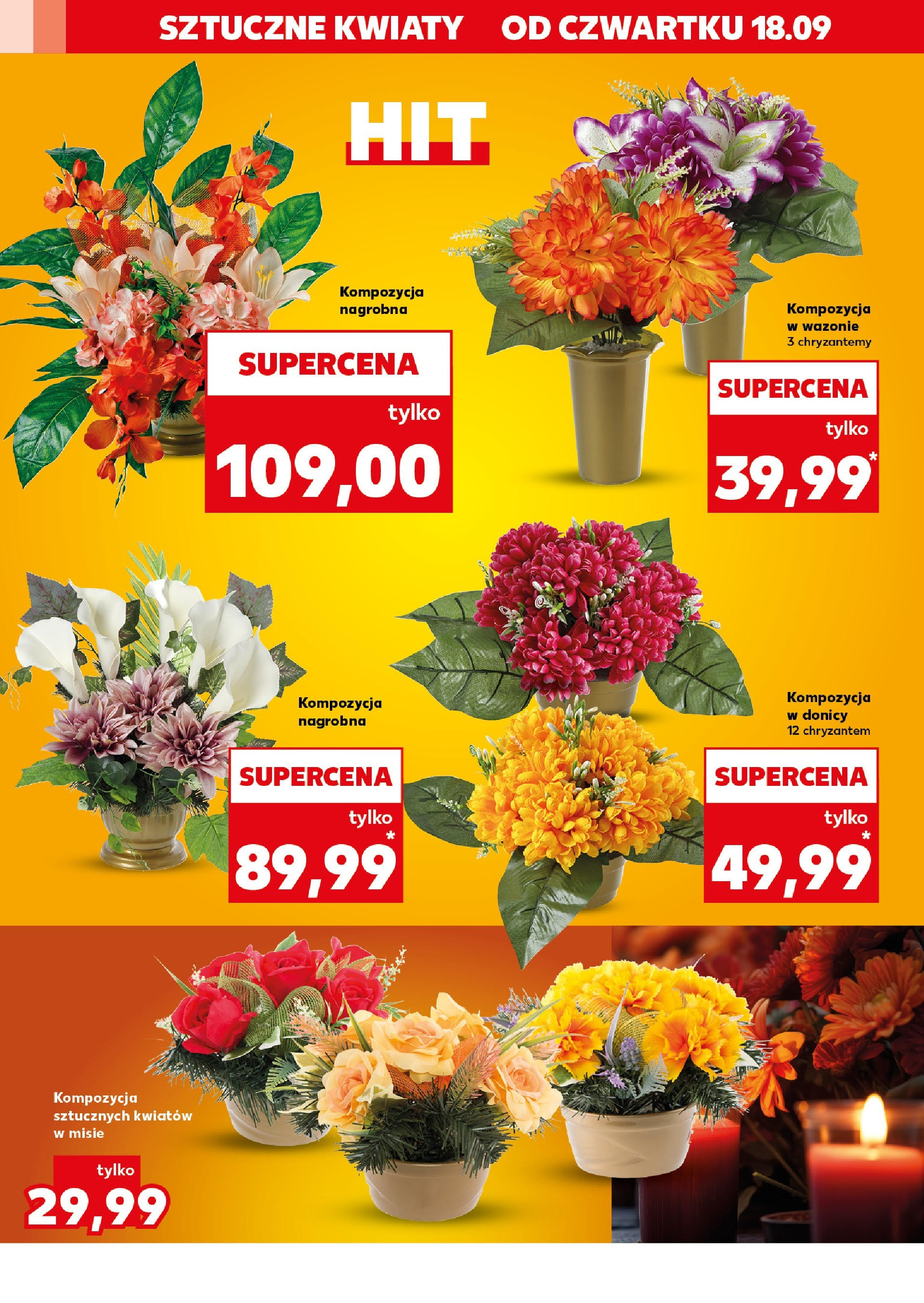 Kaufland gazetka - Znicze (18.09.2025) - od jutra | Strona: 18 | Produkty: Chryzantemy, Kwiaty Kaufland gazetka - Znicze od 18.09.2025 - od jutra PDF | Strona: 18 | Produkty: Chryzantemy, Kwiaty