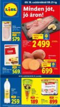 Lidl újság érvényessége 2025.09.24-ig