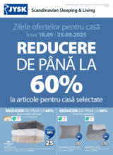 Catalog JYSK până în data de 25.09.2025