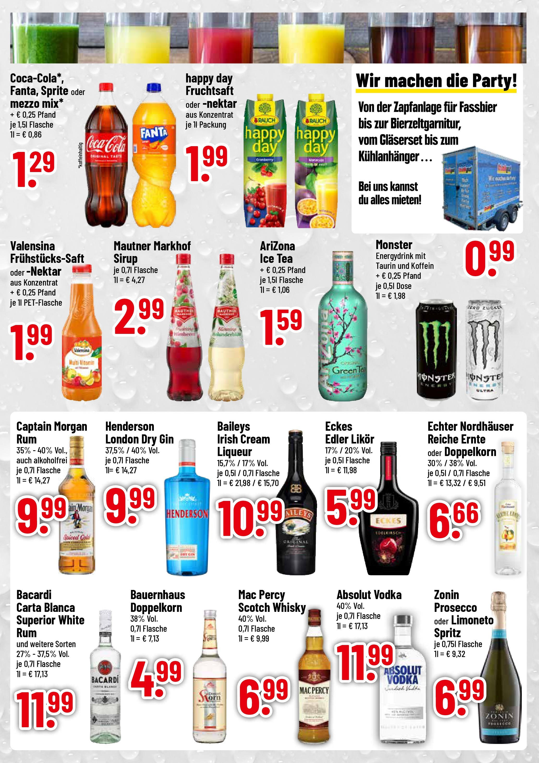 Trinkgut - trinkgut: Wochenangebote (ab 21.09.2025) » Angebote online | Seite: 3 | Produkte: Fanta, Prosecco, Gin, Fruchtsaft