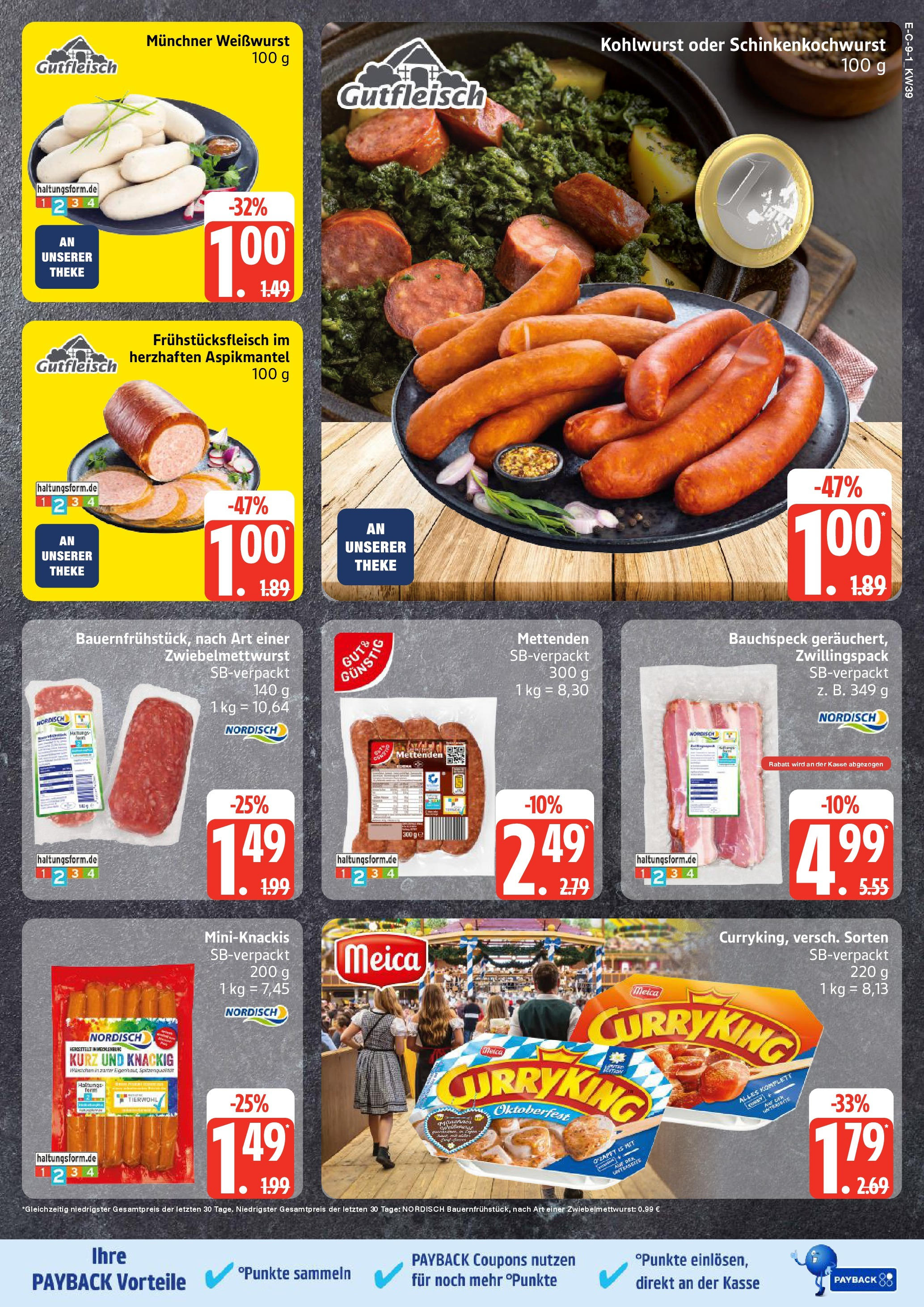 Marktkauf - Marktkauf: Wochenangebote (ab 21.09.2025) » Angebote ab Montag | Seite: 9 | Produkte: Theke, Weißwurst, Meica Marktkauf - Marktkauf: Wochenangebote (ab 21.09.2025) » Angebote online | Seite: 9 | Produkte: Theke, Weißwurst, Meica