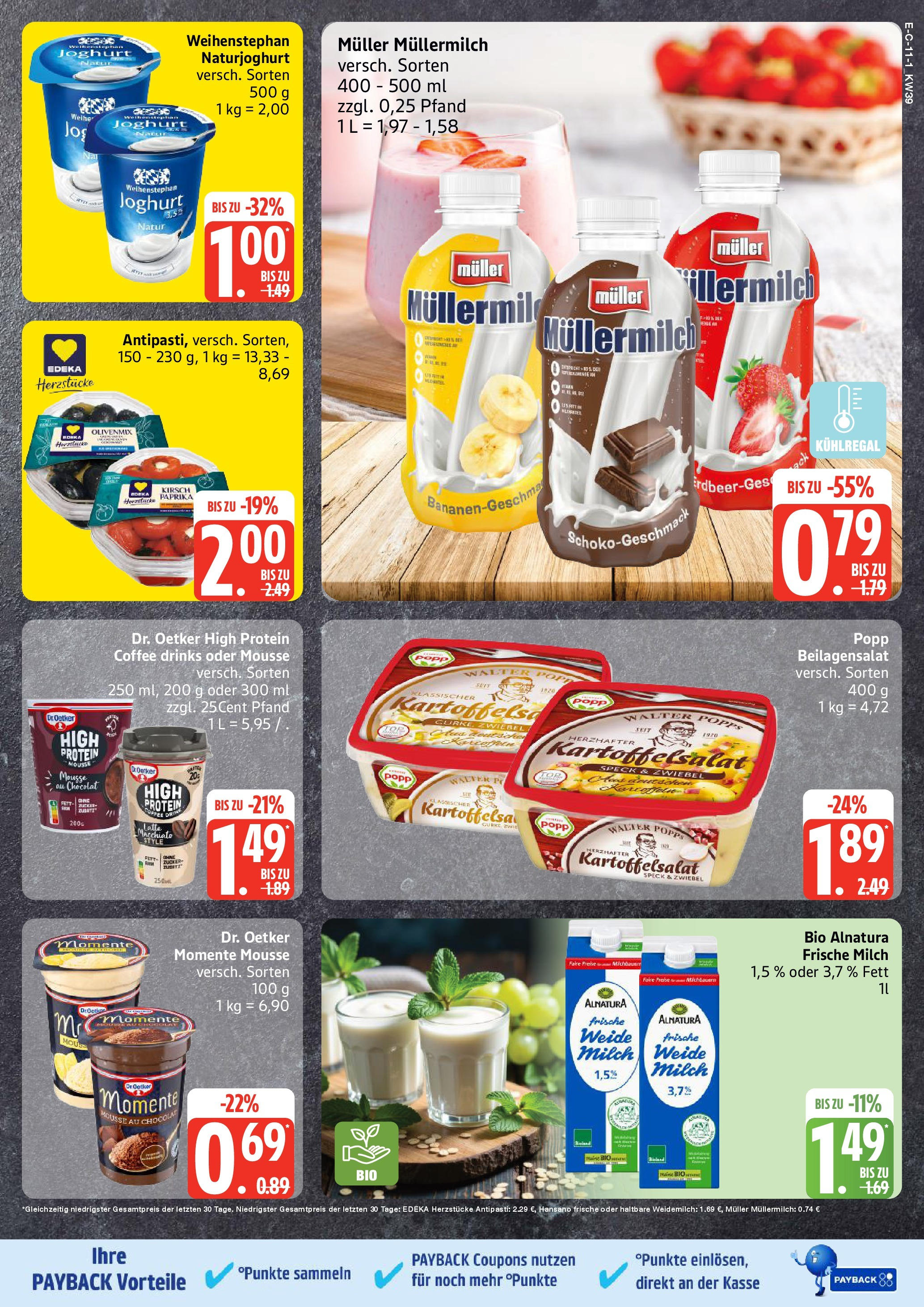 Marktkauf - Marktkauf: Wochenangebote (ab 21.09.2025) » Angebote ab Montag | Seite: 11 | Produkte: Milch, Paprika, Müllermilch, Muller mullermilch Marktkauf - Marktkauf: Wochenangebote (ab 21.09.2025) » Angebote online | Seite: 11 | Produkte: Milch, Paprika, Müllermilch, Muller mullermilch