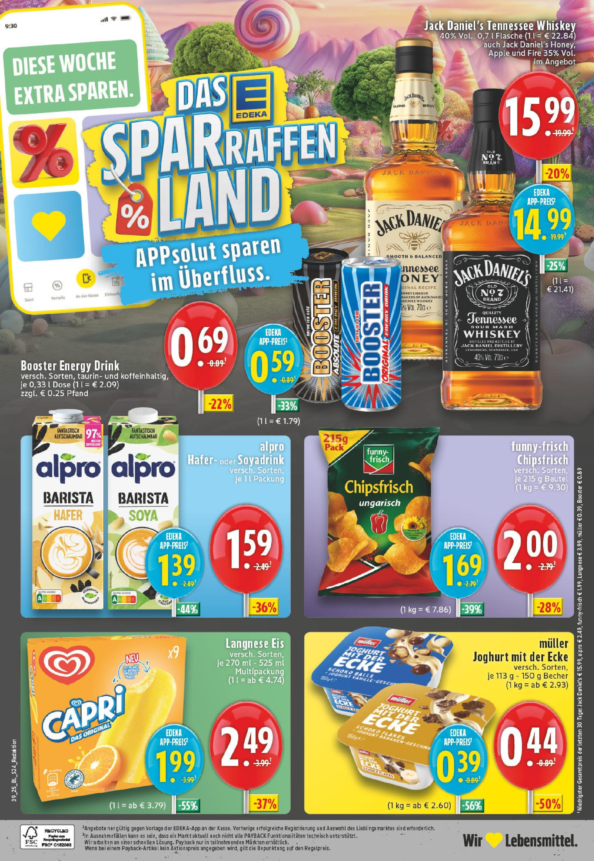 Edeka prospekt Rheinberg (ab 21.09.2025) » Angebote Online | Seite: 24 | Produkte: Langnese, Energy, Chips, Eis Edeka prospekt Rheinberg (ab 21.09.2025) » Angebote Online | Seite: 24 | Produkte: Langnese, Energy, Chips, Eis