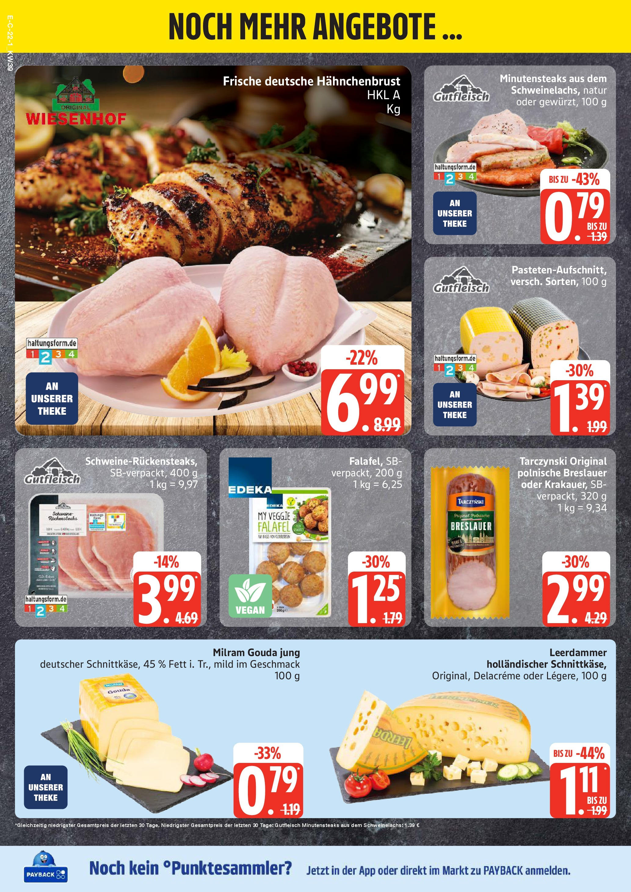 Marktkauf - Marktkauf: Wochenangebote (ab 21.09.2025) » Angebote ab Montag | Seite: 22 | Produkte: Gouda, Leerdammer, Milram, Hahnchenbrust Marktkauf - Marktkauf: Wochenangebote (ab 21.09.2025) » Angebote online | Seite: 22 | Produkte: Gouda, Leerdammer, Milram, Hahnchenbrust