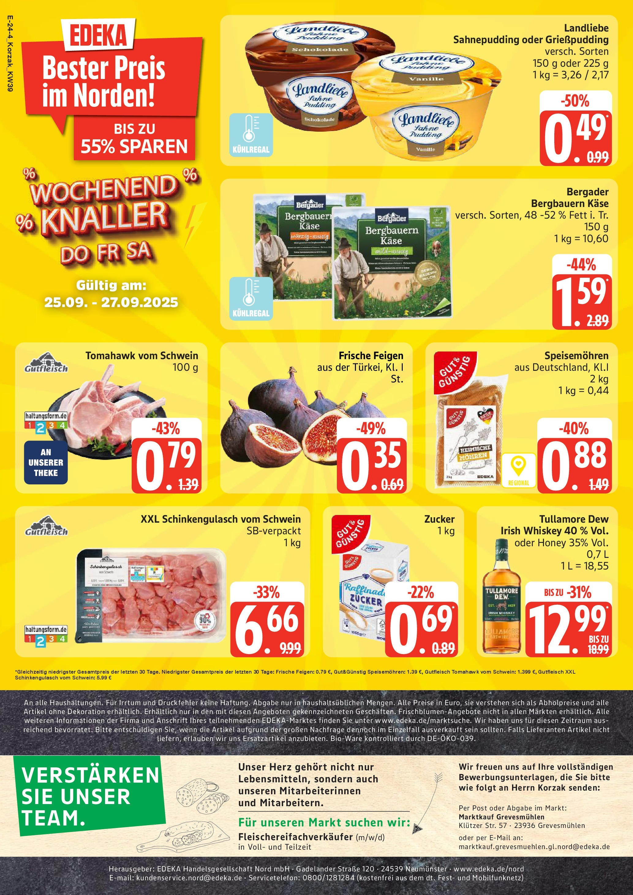 Marktkauf - Marktkauf: Wochenangebote (ab 21.09.2025) » Angebote ab Montag | Seite: 24 | Produkte: Milch, Käse, Pudding, Sahne Marktkauf - Marktkauf: Wochenangebote (ab 21.09.2025) » Angebote online | Seite: 24 | Produkte: Milch, Käse, Pudding, Sahne