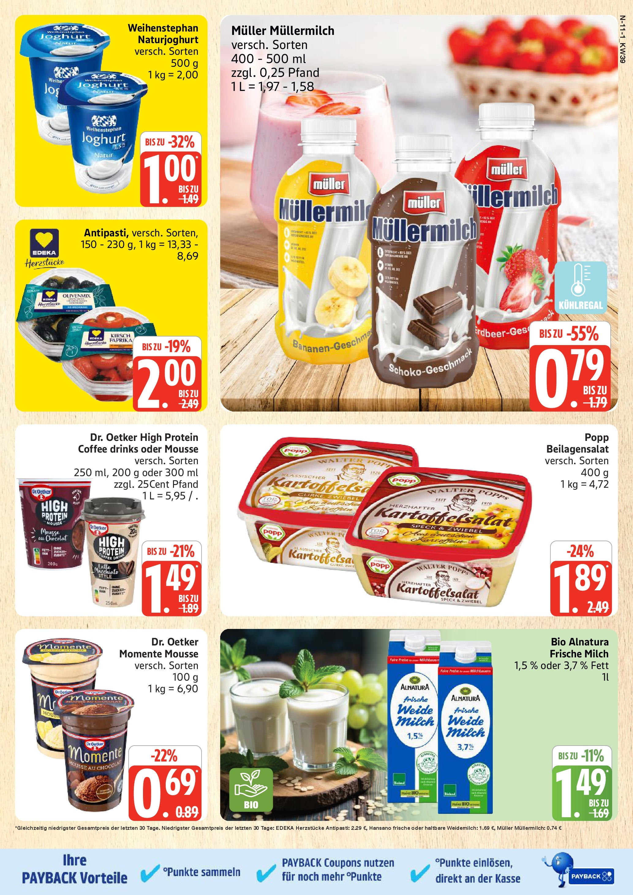 Marktkauf - Marktkauf: Wochenangebote (ab 21.09.2025) » Angebote ab Montag | Seite: 11 | Produkte: Joghurt, Paprika, Zucker, Müllermilch Marktkauf - Marktkauf: Wochenangebote (ab 21.09.2025) » Angebote online | Seite: 11 | Produkte: Joghurt, Paprika, Zucker, Müllermilch